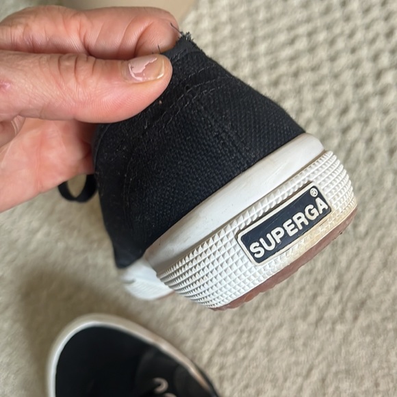 Superga black running shoes size 391/2 - Picture 5 of 5